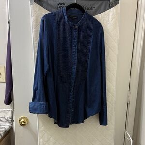 Banana Republic Jeans Button Down Tuxedo Shirt